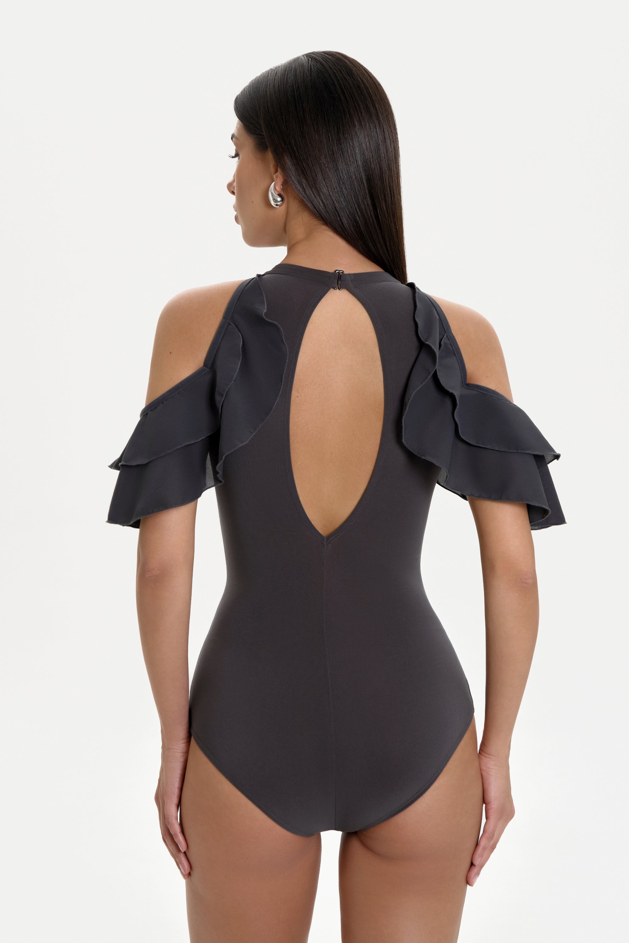 Боди «Polly» серое