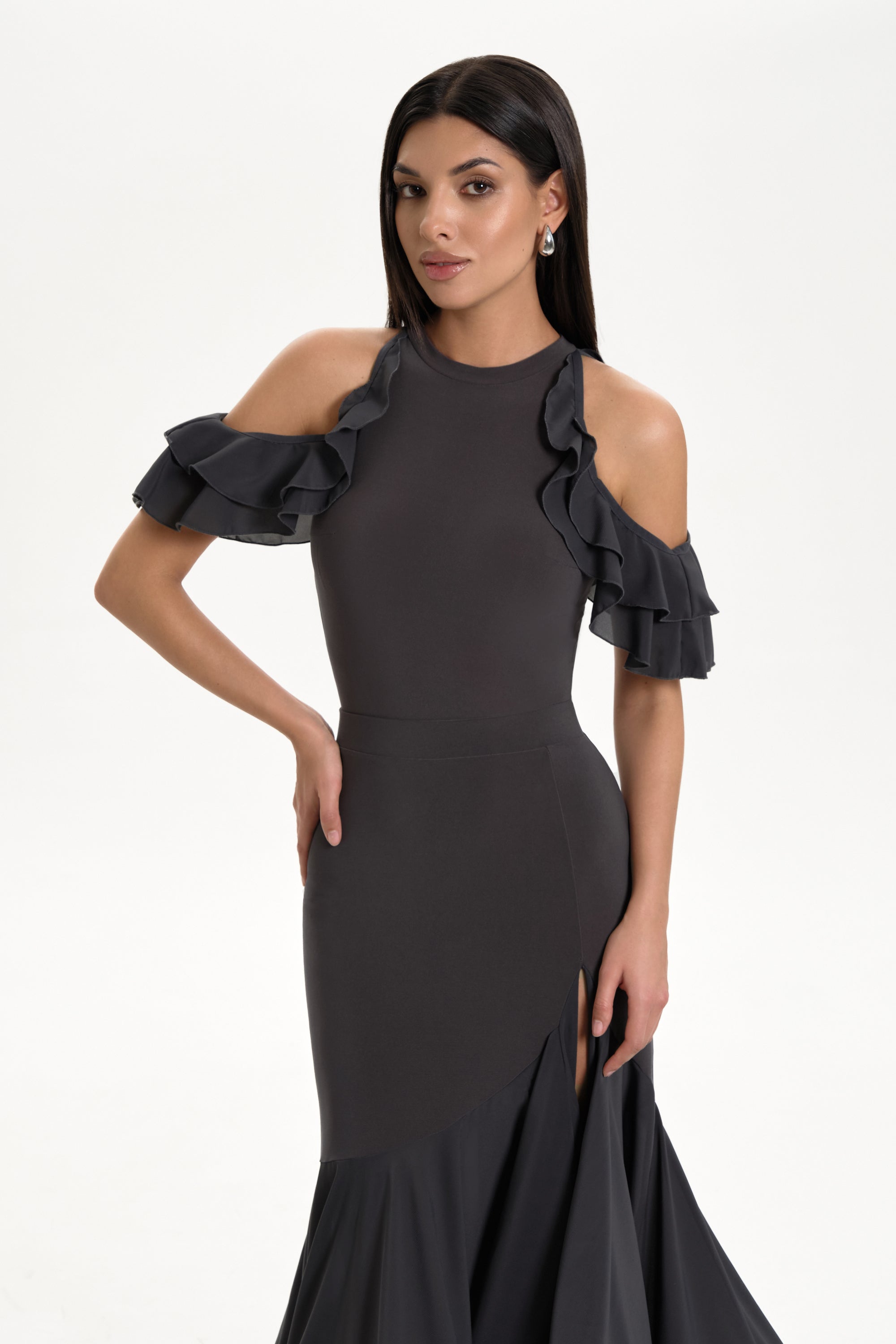 Боди «Polly» серое