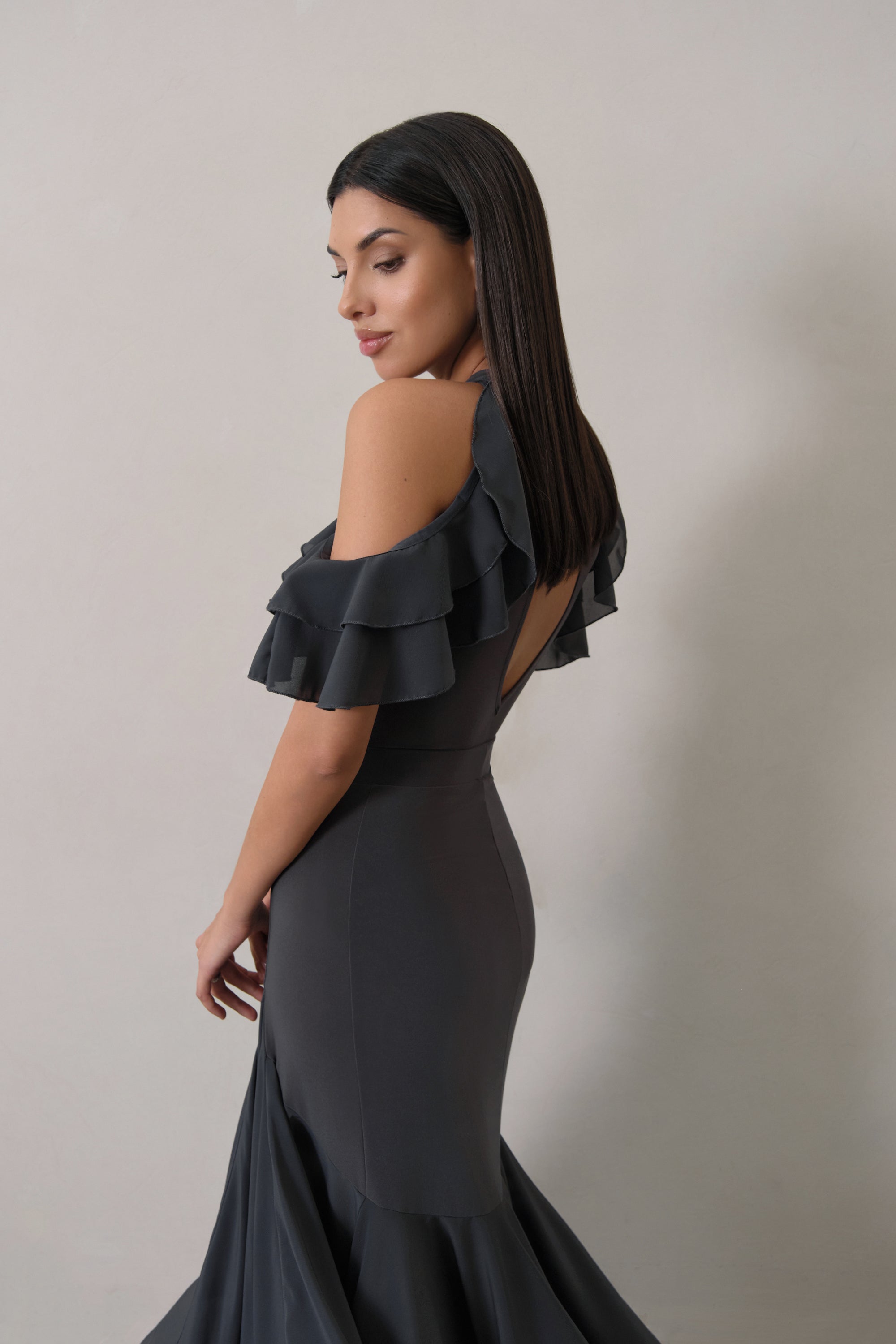 Боди «Polly» серое